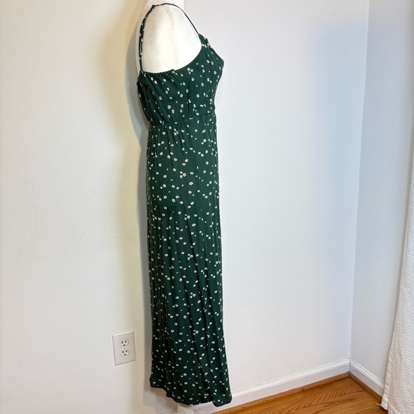 American Eagle 90sY2K Floral Ditzy Ditsy Print Midi Slip Dress Cowl Neck XS - Picture 5 of 15